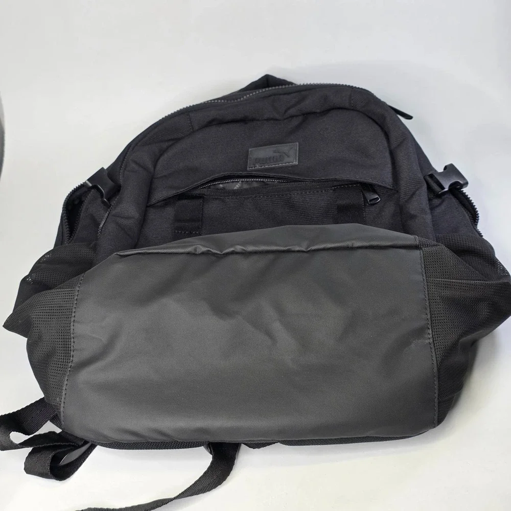 PUMA Range Backpack w Padded Straps Laptop Sleeve & Luggage Strap Black One Size